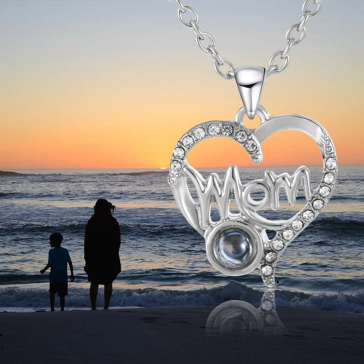 I Love You Mom Necklace in 100 Languages -Mothers Day Gifts for Mom Valentines Day Christmas Birthday Mom Gifts