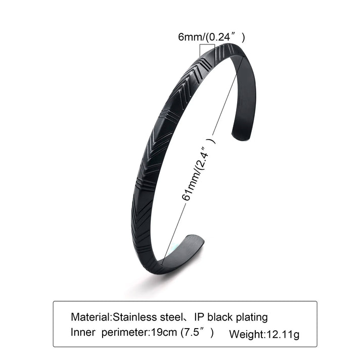 Men'S Thin Bracelet,Stainless Steel Cuff Bangle Bracelet, Thin Cuff, Boyfriend Cuff, Gifts for Him, Father'S Day Gifts