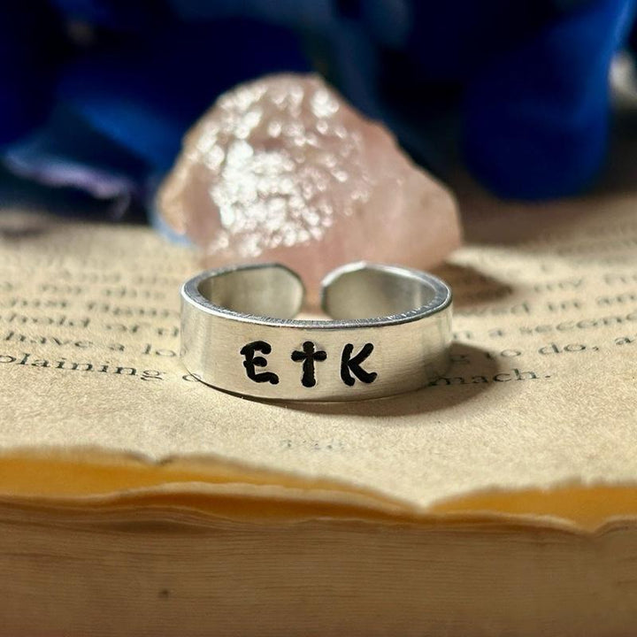 Adjustable Custom Couples Heart Ring, Anniversary Gift Idea | Promise Ring | Valentine’S Day | Couple Ring | Bestie Ring