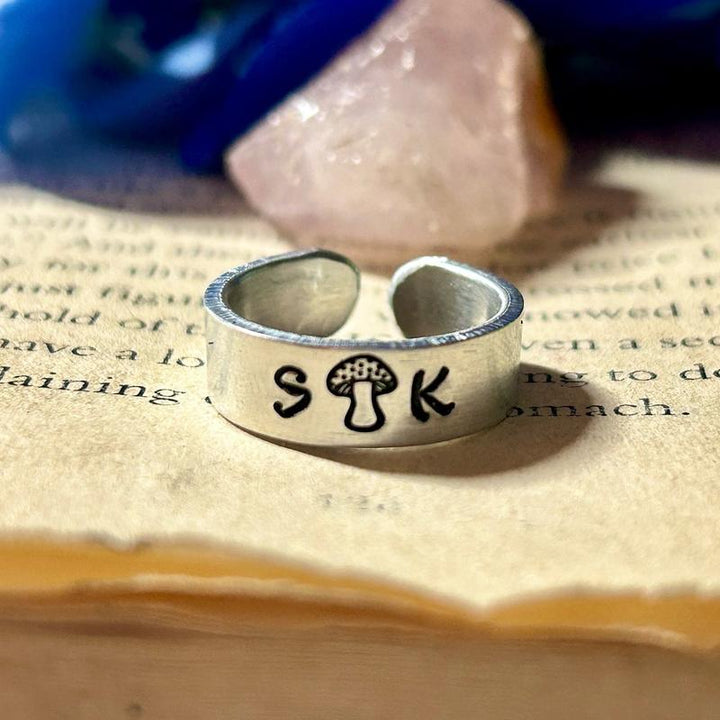 Adjustable Custom Couples Heart Ring, Anniversary Gift Idea | Promise Ring | Valentine’S Day | Couple Ring | Bestie Ring