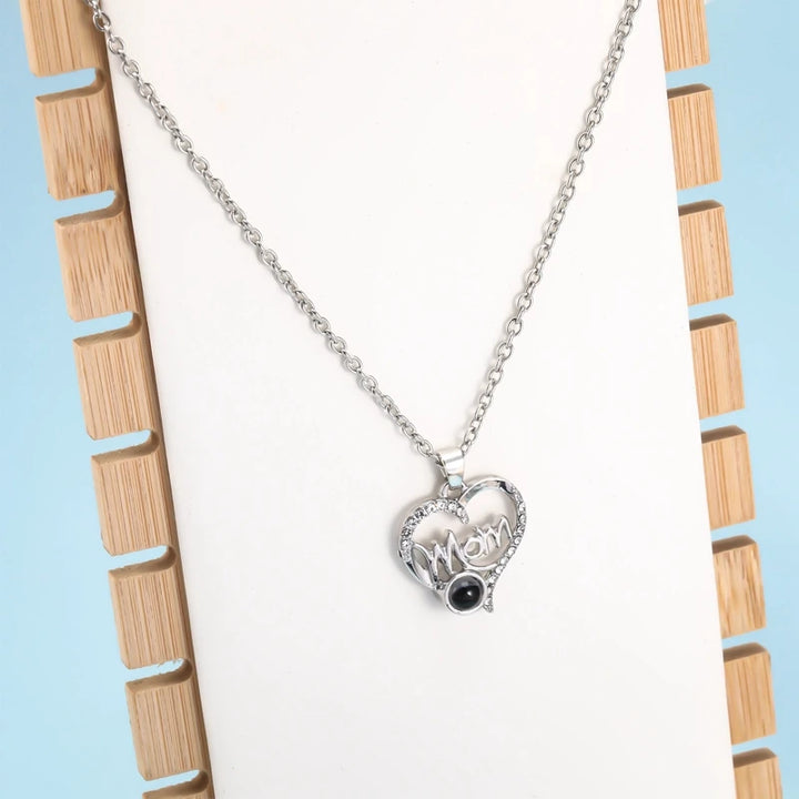 I Love You Mom Necklace in 100 Languages -Mothers Day Gifts for Mom Valentines Day Christmas Birthday Mom Gifts