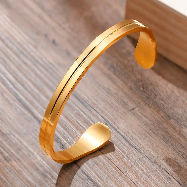 Men'S Thin Bracelet,Stainless Steel Cuff Bangle Bracelet, Thin Cuff, Boyfriend Cuff, Gifts for Him, Father'S Day Gifts