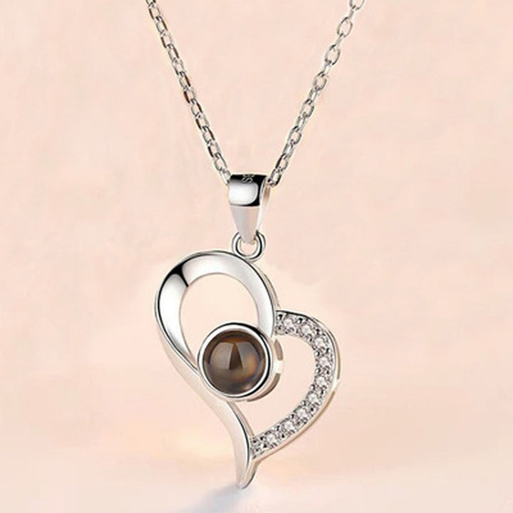 Hot Valentine'S Day Gifts Metal Rose Jewelry Gift Box Necklace for Wedding Girlfriend Necklace Gifts