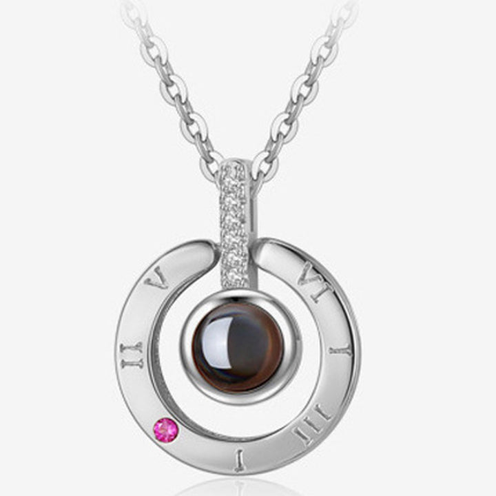 Hot Valentine'S Day Gifts Metal Rose Jewelry Gift Box Necklace for Wedding Girlfriend Necklace Gifts