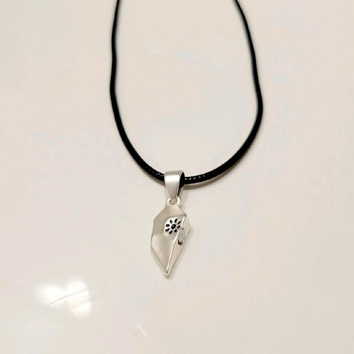 Magnetic Sun & Moon Heart Couple Necklaces