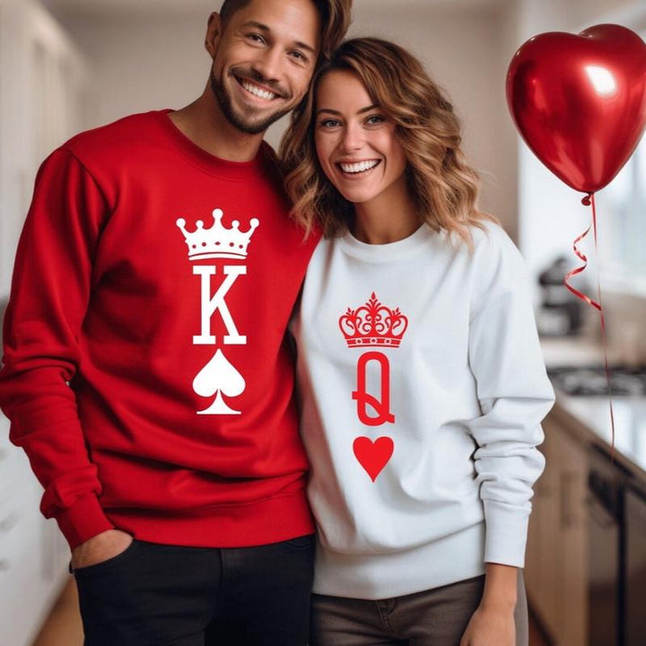 King & Queen Couple Sweatershirt !