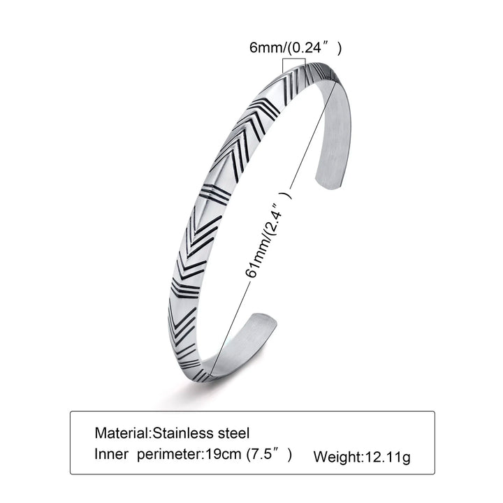 Men'S Thin Bracelet,Stainless Steel Cuff Bangle Bracelet, Thin Cuff, Boyfriend Cuff, Gifts for Him, Father'S Day Gifts