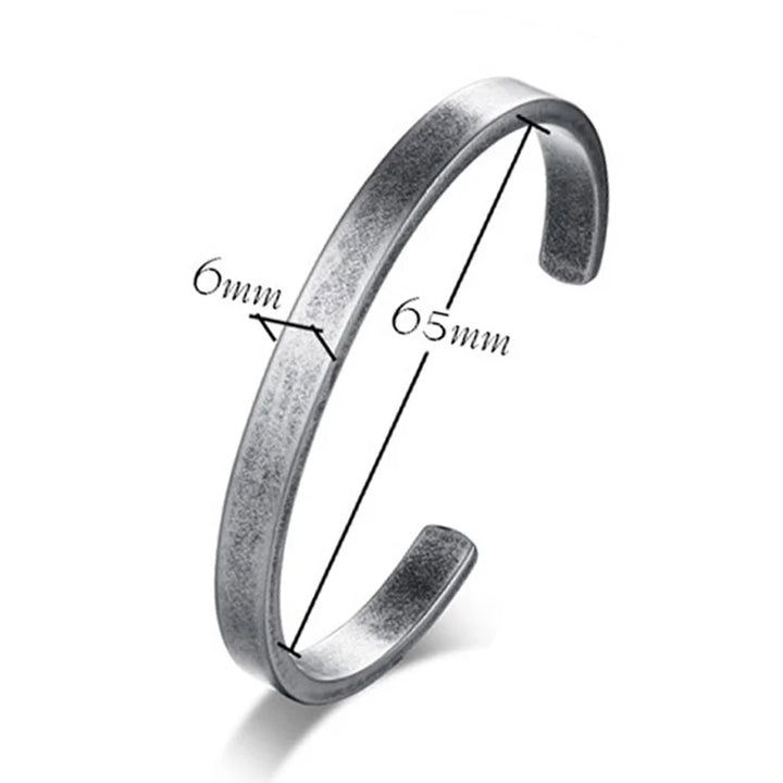 Men'S Thin Bracelet,Stainless Steel Cuff Bangle Bracelet, Thin Cuff, Boyfriend Cuff, Gifts for Him, Father'S Day Gifts